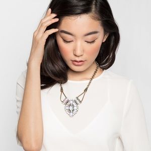 BaubleBar mystic opal amulet necklace